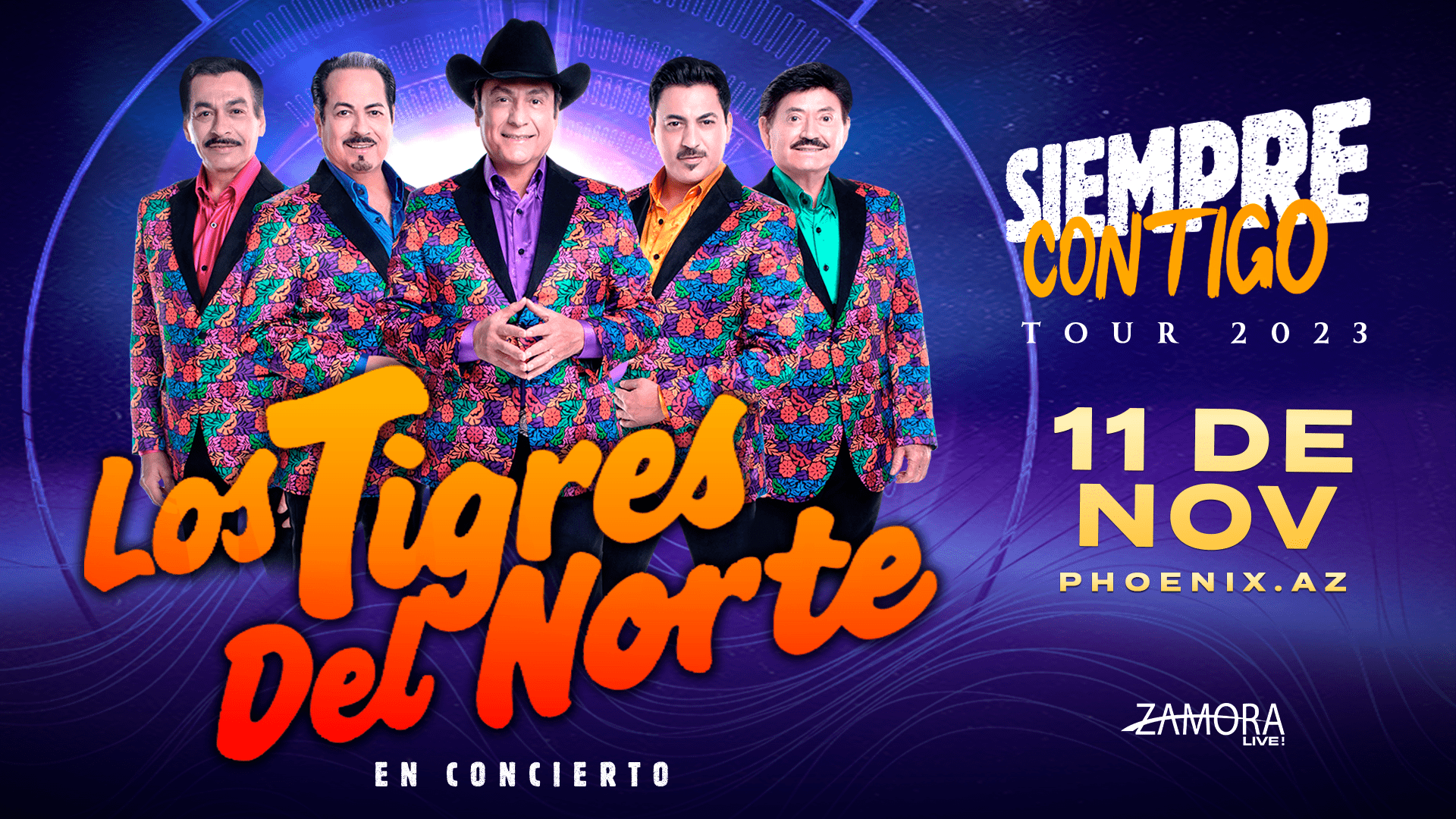 Los Tigres del Norte - Siempre Contigo Tour 2023 | November 11, 2023 at 8 PM at Footprint Center